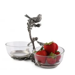 Vagabond House Song Bird Double Condiment Bowl