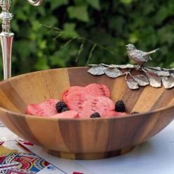 Vagabond House Song Bird Salad Serving Bowl