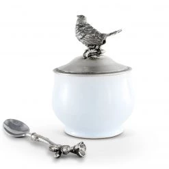 Vagabond House Song Bird Sugar Bowl And Spoon