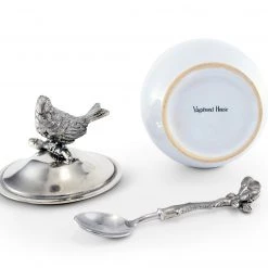 Vagabond House Song Bird Sugar Bowl And Spoon 8 Vagabond House Song Bird Sugar Bowl And Spoon