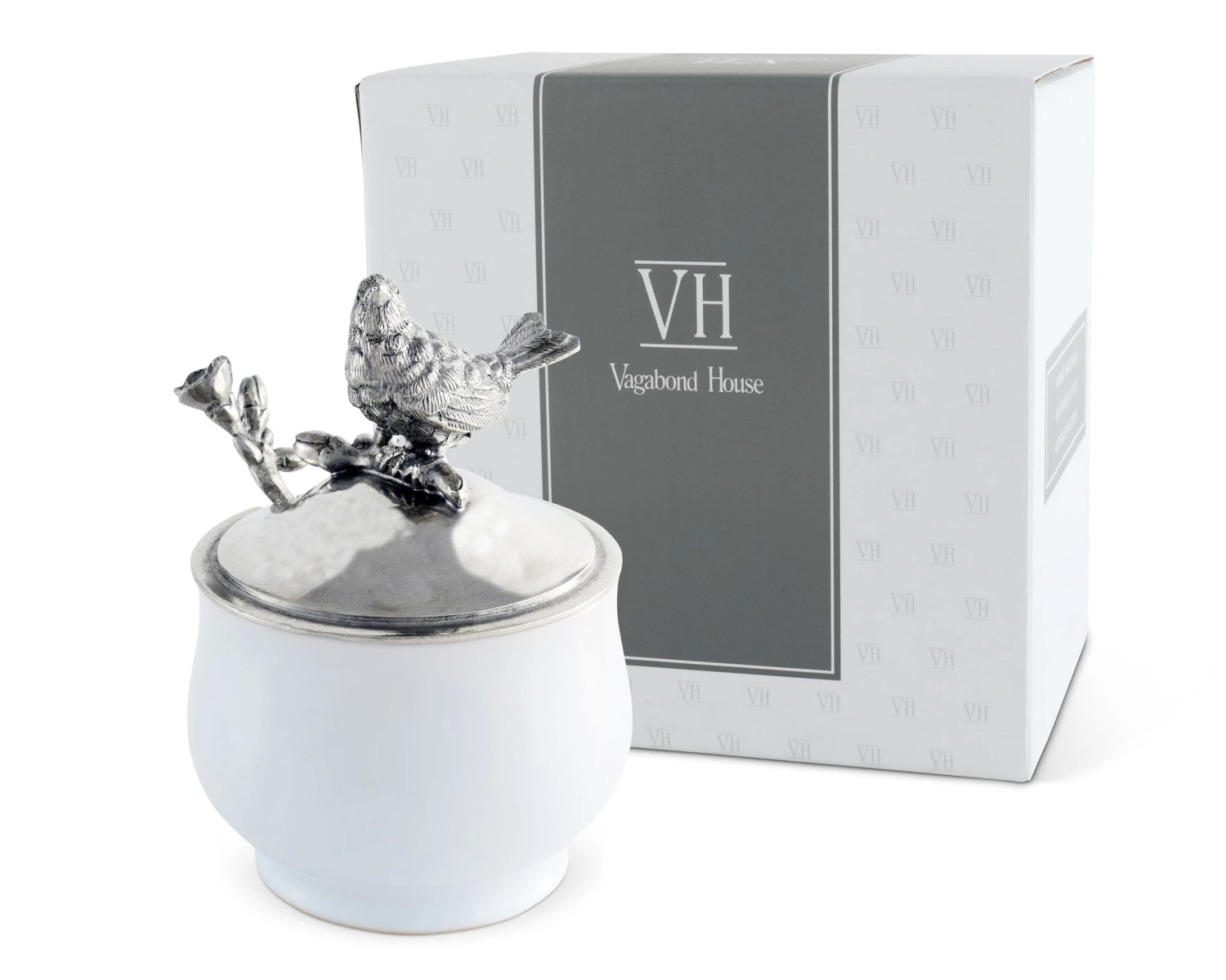 Vagabond House Song Bird Sugar Bowl And Spoon 5 Vagabond House Song Bird Sugar Bowl And Spoon