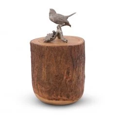 Vagabond House Song Bird Wood Canister