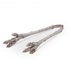 Vagabond House Pewter Asparagus Pattern Tongs