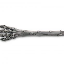 Vagabond House Pewter Asparagus Pattern Tongs