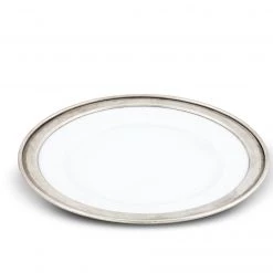 Vagabond House Tribeca Classic Pewter Rim Salad Plate