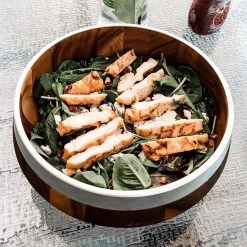 Vagabond House Tribeca Wood Salad Bowl