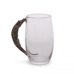Vagabond House Sea And Shore Alligator Glass Beer Mug