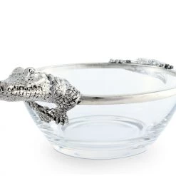 Vagabond House Sea And Shore Alligator Glass Dip Bowl