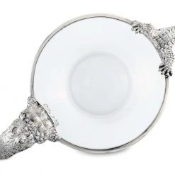 Vagabond House Sea And Shore Alligator Glass Dip Bowl