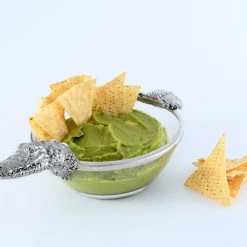 Vagabond House Sea And Shore Alligator Glass Dip Bowl