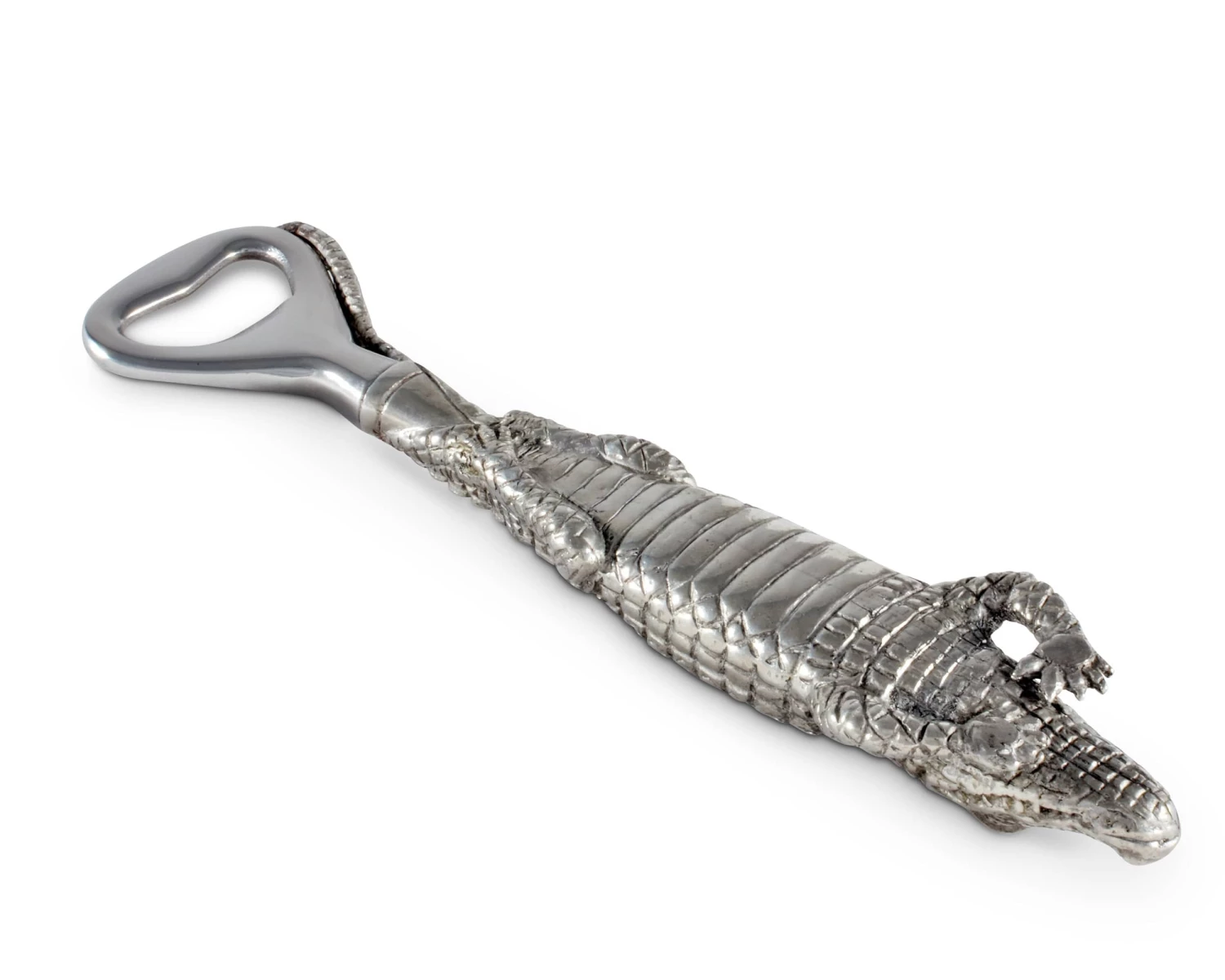 Vagabond House Sea And Shore Pewter Alligator Handle Bottle Opener 4 Vagabond House Sea And Shore Pewter Alligator Handle Bottle Opener