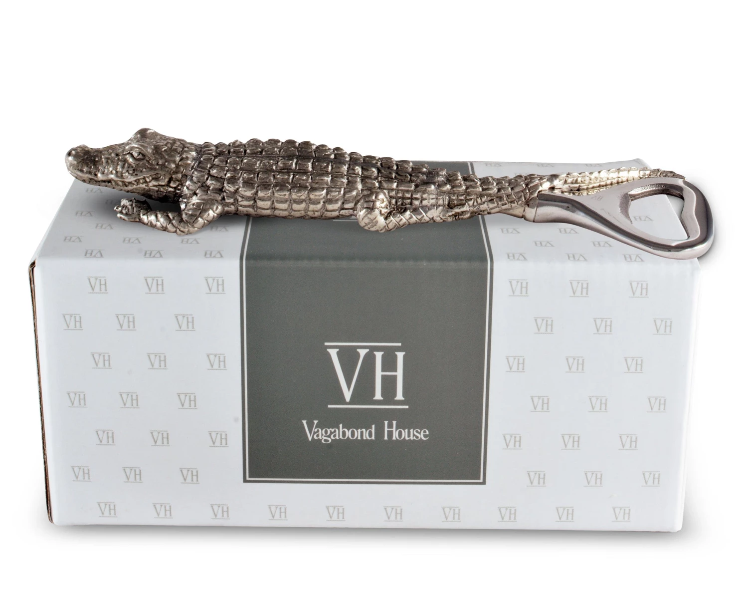 Vagabond House Sea And Shore Pewter Alligator Handle Bottle Opener 6 Vagabond House Sea And Shore Pewter Alligator Handle Bottle Opener
