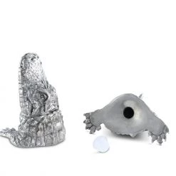 Vagabond House Pewter Alligator Salt & Pepper Set Sea And Shore