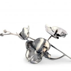 Vagabond House Sea And Shore Pewter Orchid Napkin Ring