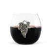 Vagabond House Grape Stemless Wine Glass Vineyard
