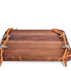 Vagabond House Long Horn Skull Breakfast Tray