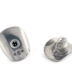 Vagabond House Pewter Cowboy Hat Salt & Pepper Set Western Frontier 6 Vagabond House Pewter Cowboy Hat Salt & Pepper Set Western Frontier