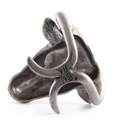 Vagabond House Pewter Steer Head Napkin Ring 7 Vagabond House Pewter Steer Head Napkin Ring