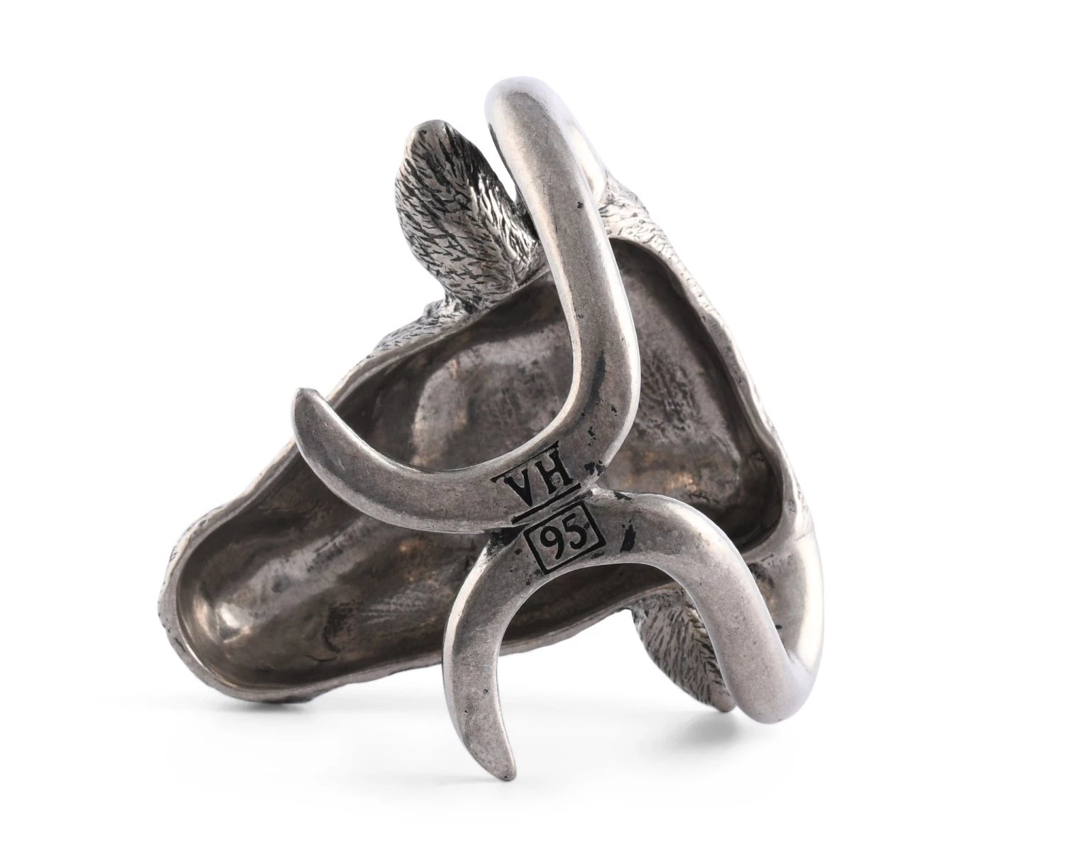 Vagabond House Pewter Steer Head Napkin Ring 3 Vagabond House Pewter Steer Head Napkin Ring