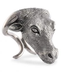Vagabond House Pewter Steer Head Napkin Ring 9 Vagabond House Pewter Steer Head Napkin Ring