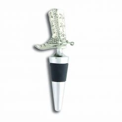Vagabond House Pewter Western Boot Bottle Stopper