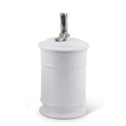 Vagabond House Cowboy Boot Stoneware Canister Western Frontier