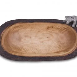 Vagabond House Bear Cub Bread Bowl Woodland Creatures