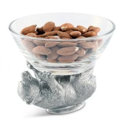 Vagabond House Woodland Creatures Pewter Bear Sauce Bowl