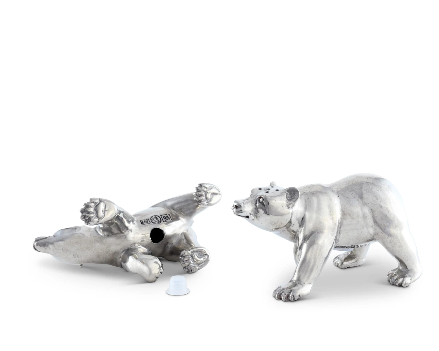 Vagabond House Pewter Polar Bear Salt & Pepper Shaker Woodland Creatures 4 Vagabond House Pewter Polar Bear Salt & Pepper Shaker Woodland Creatures