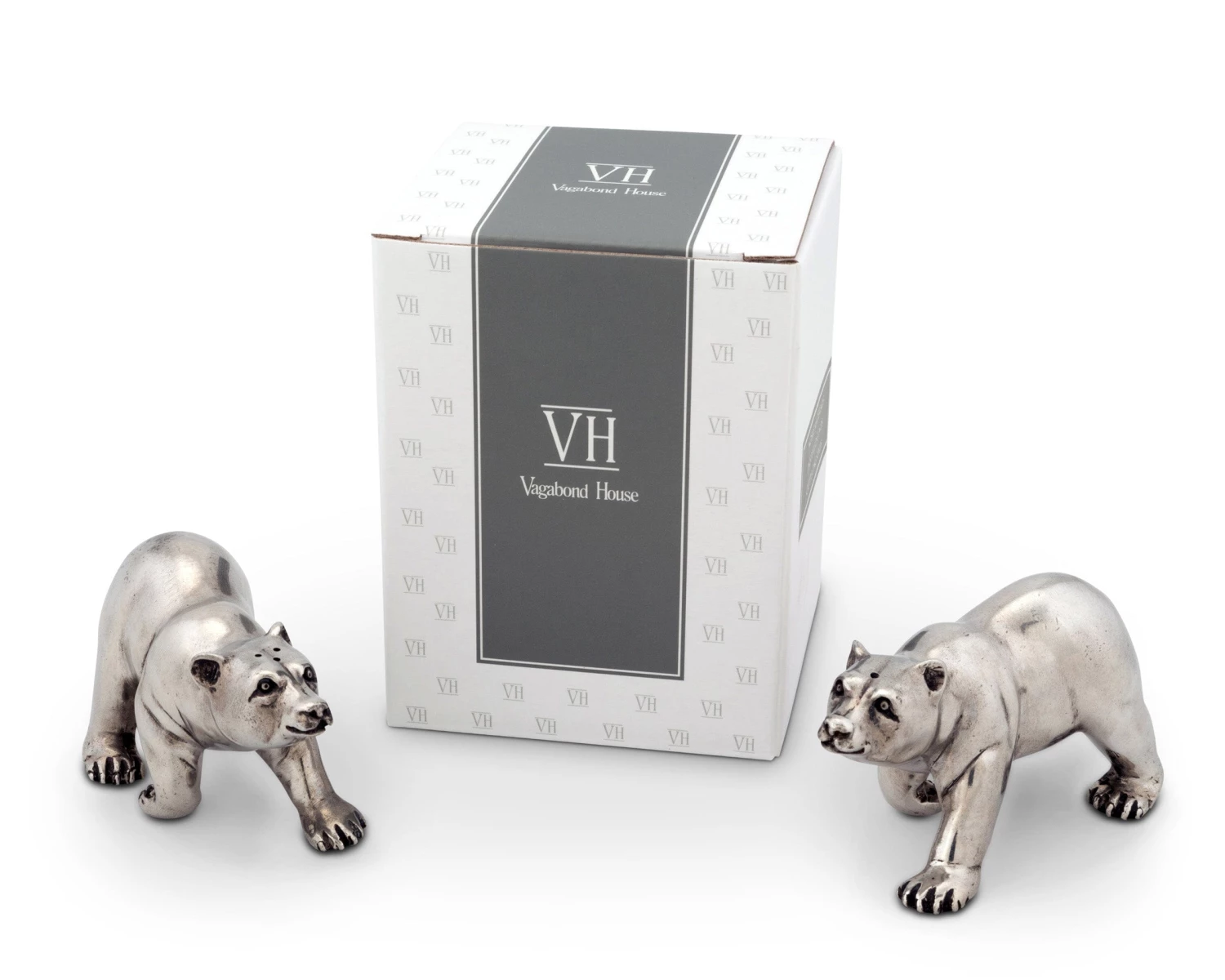 Vagabond House Pewter Polar Bear Salt & Pepper Shaker Woodland Creatures 5 Vagabond House Pewter Polar Bear Salt & Pepper Shaker Woodland Creatures