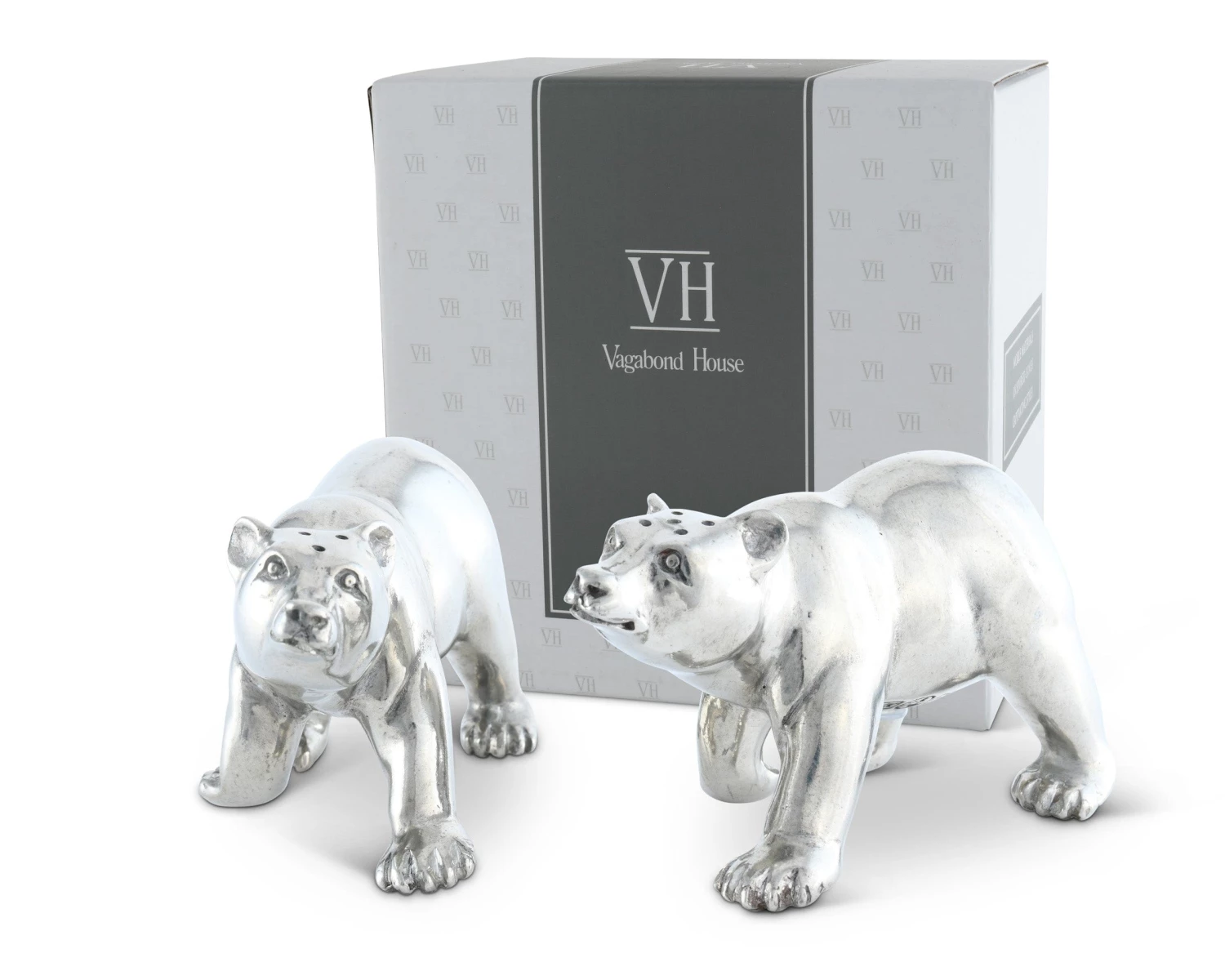 Vagabond House Pewter Polar Bear Salt & Pepper Shaker Woodland Creatures 7 Vagabond House Pewter Polar Bear Salt & Pepper Shaker Woodland Creatures