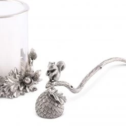 Vagabond House Pewter Squirrel Candle Snuffer