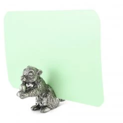 Vagabond House Pewter Squirrel Place Card Holder