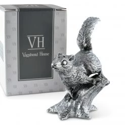 Vagabond House Pewter Squirrels On Trees Salt & Pepper Set