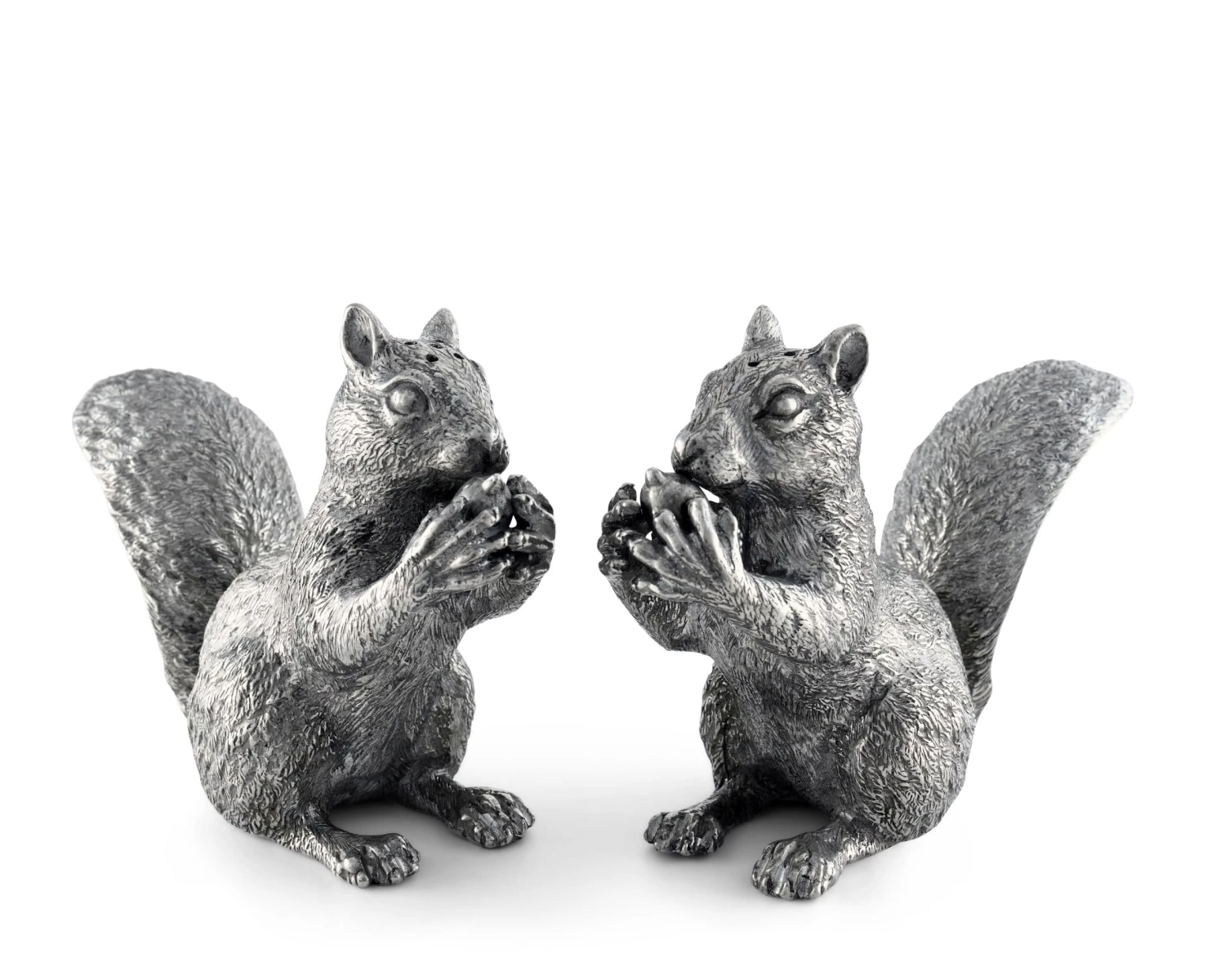 Vagabond House Sales 2022 2 Vagabond House Pewter Squirrels Salt & Pepper Set