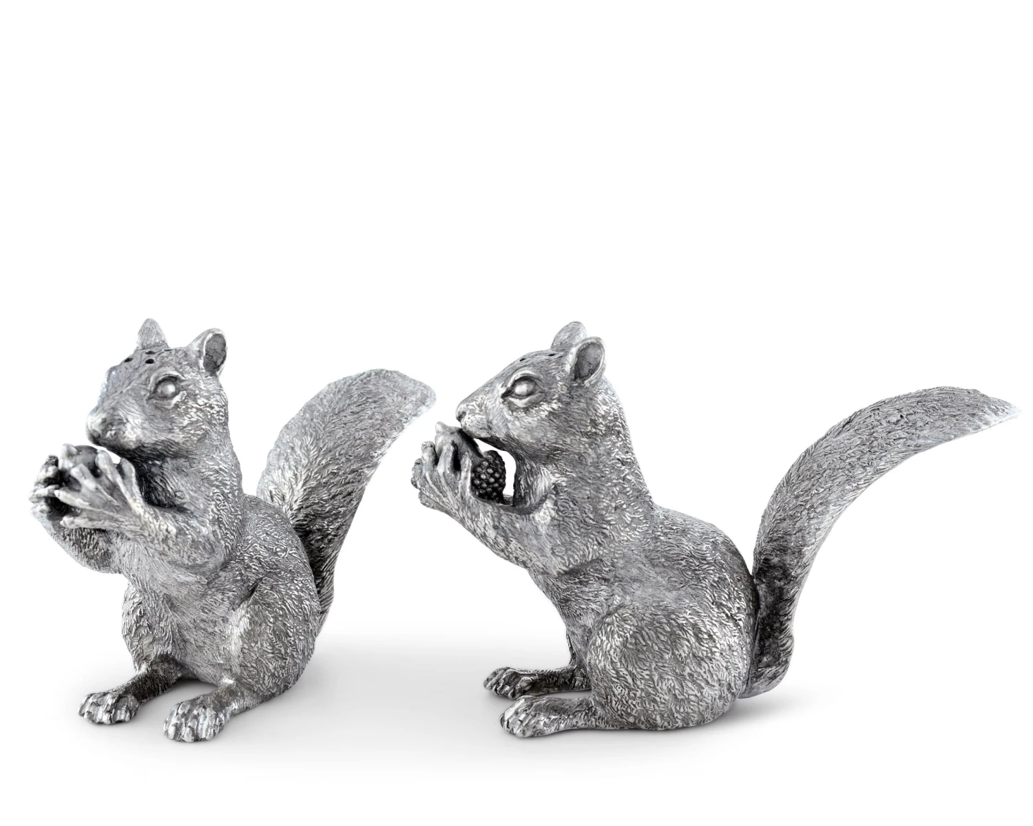 Vagabond House Sales 2022 3 Vagabond House Pewter Squirrels Salt & Pepper Set