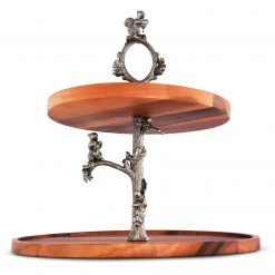 Vagabond House Woodland Creatures Squirrel Cheese Stand