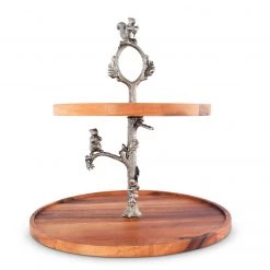 Vagabond House Woodland Creatures Squirrel Cheese Stand