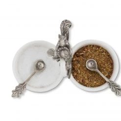 Vagabond House Squirrel Double Salt Cellar Salt Cellars