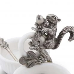 Vagabond House Squirrel Double Salt Cellar Salt Cellars