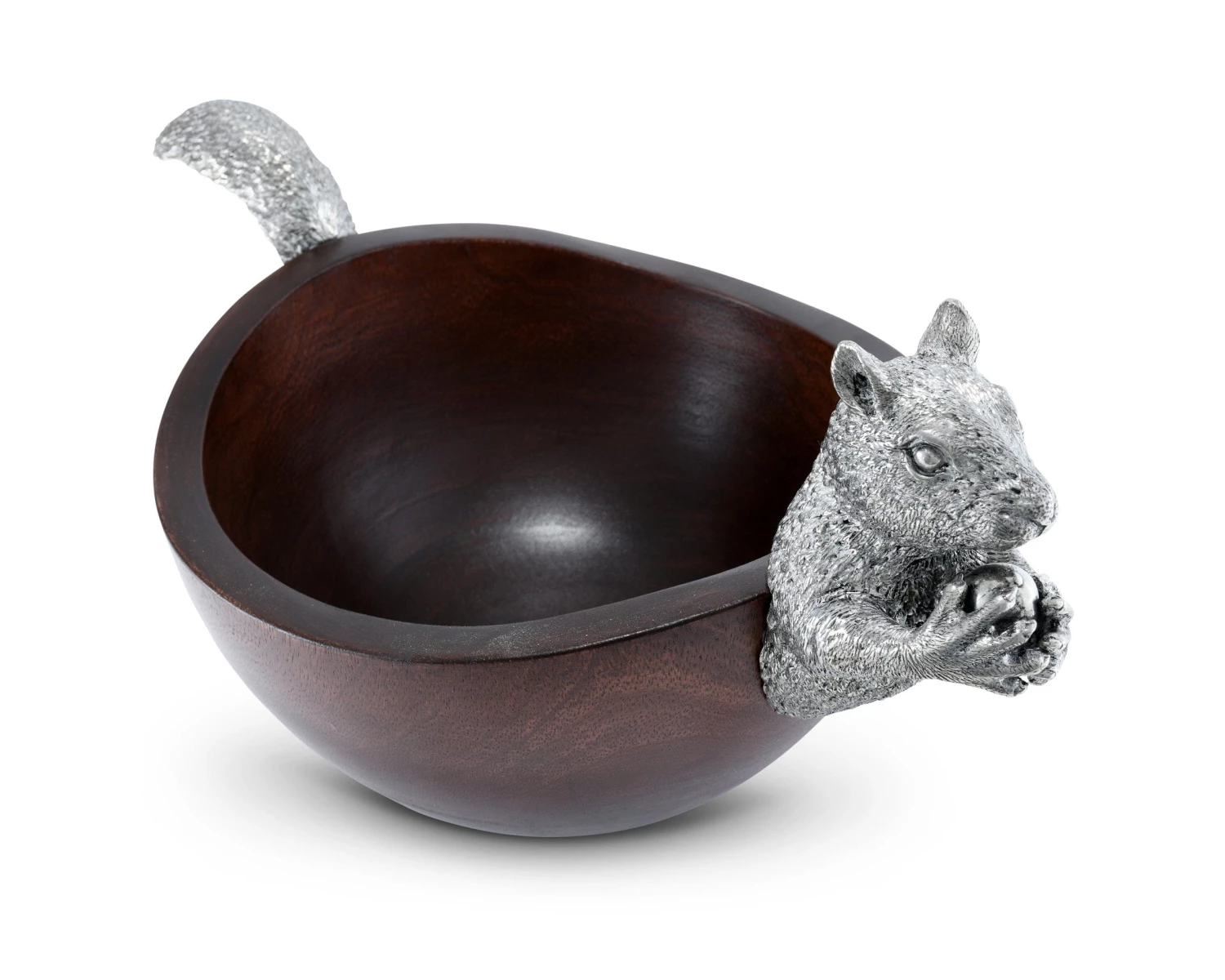 Vagabond House Nut Bowls Squirrel Head And Tail Nut Bowl - Lg 2 Vagabond House Nut Bowls Squirrel Head And Tail Nut Bowl - Lg