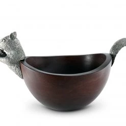 Vagabond House Nut Bowls Squirrel Head And Tail Nut Bowl - Lg 7 Vagabond House Nut Bowls Squirrel Head And Tail Nut Bowl - Lg