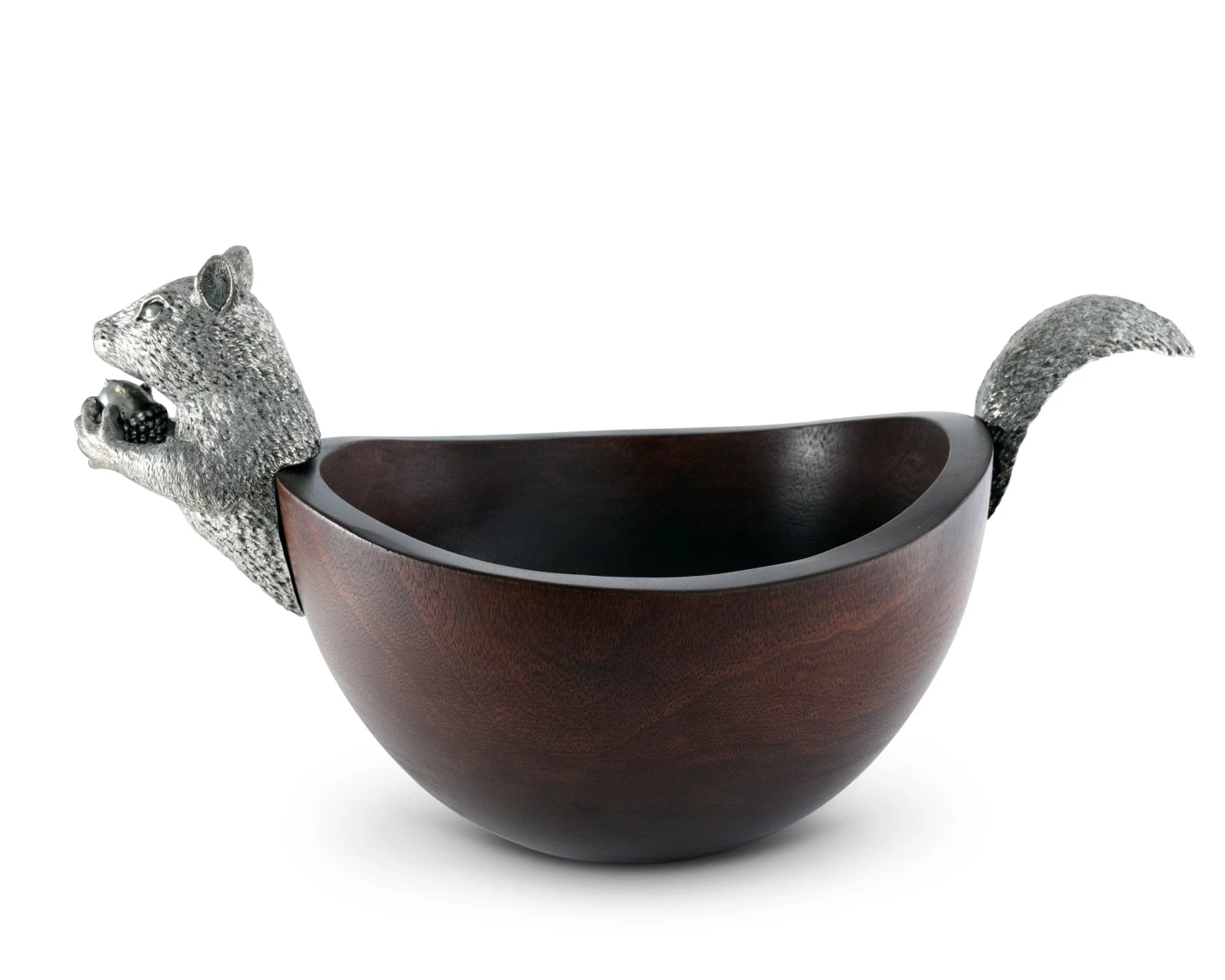Vagabond House Nut Bowls Squirrel Head And Tail Nut Bowl - Lg 3 Vagabond House Nut Bowls Squirrel Head And Tail Nut Bowl - Lg