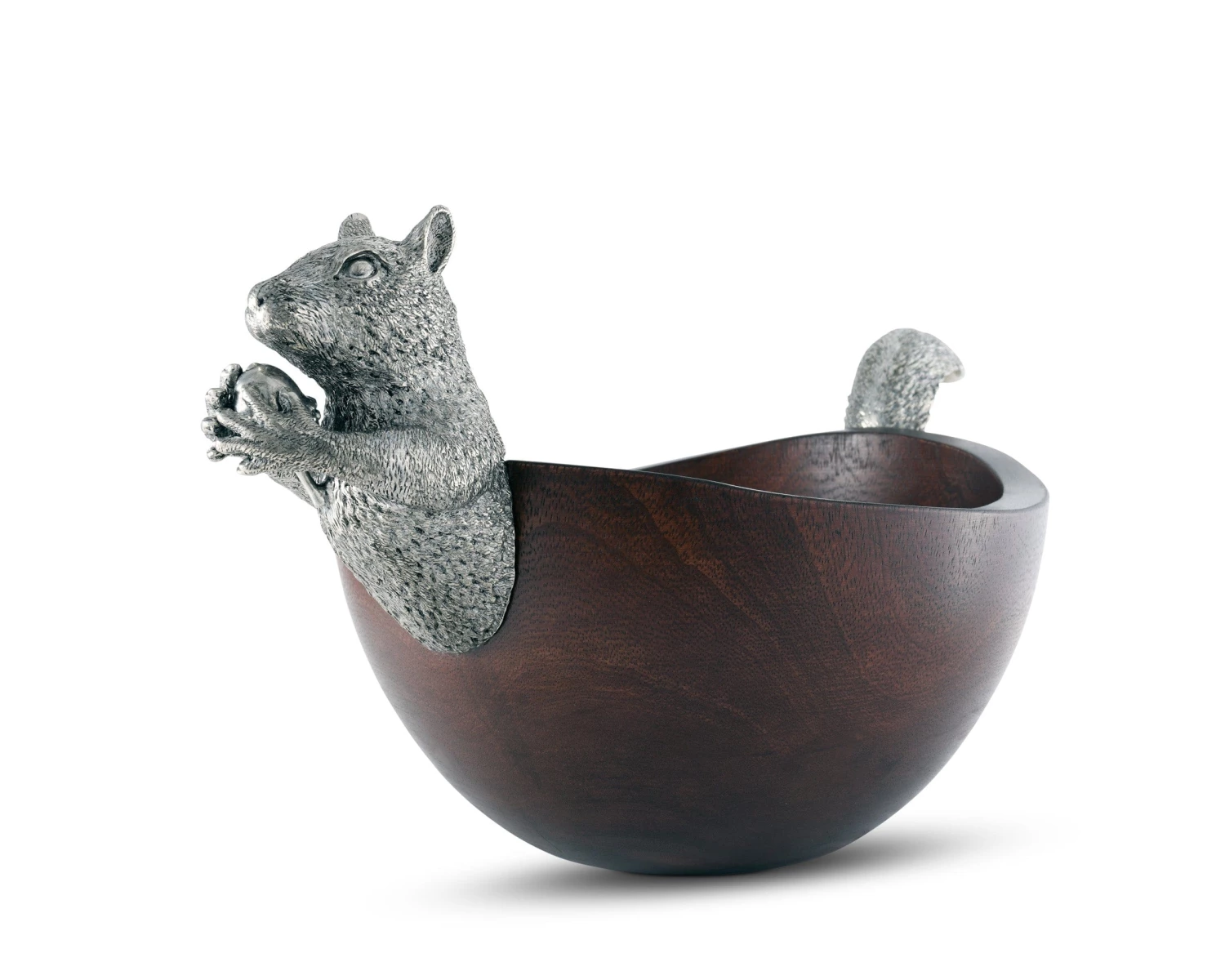 Vagabond House Nut Bowls Squirrel Head And Tail Nut Bowl - Lg 4 Vagabond House Nut Bowls Squirrel Head And Tail Nut Bowl - Lg