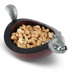 Vagabond House Squirrel Head And Tail Nut Bowl - Sm