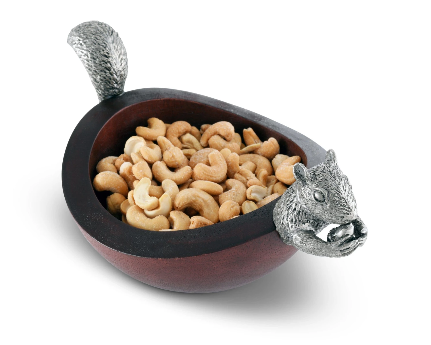 Vagabond House Squirrel Head And Tail Nut Bowl - Sm 1 Vagabond House Squirrel Head And Tail Nut Bowl - Sm