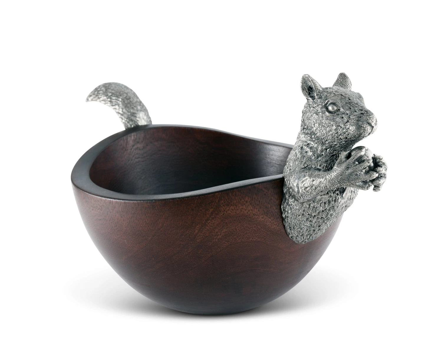 Vagabond House Squirrel Head And Tail Nut Bowl - Sm 4 Vagabond House Squirrel Head And Tail Nut Bowl - Sm