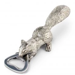 Vagabond House Squirrel Pewter Bottle Opener
