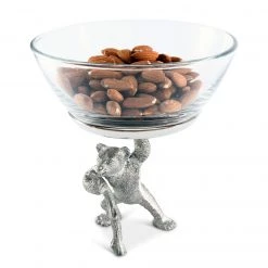 Vagabond House Standing Bear Dip Bowl Woodland Creatures