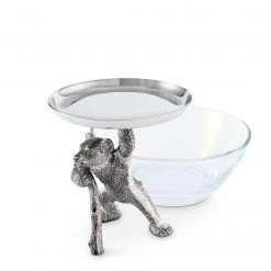 Vagabond House Standing Bear Dip Bowl Woodland Creatures